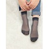 MALVA Sheer Ankle Socks Thin Nylon Ankle Hosiery Socks Short