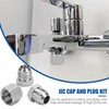 XJX 72-Piece JIC 37° Cap and Plug Kit, Hydraulic Hose