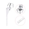 uxcell Toilet Flush Lever Handle, Push Button Toilet Tank Handle