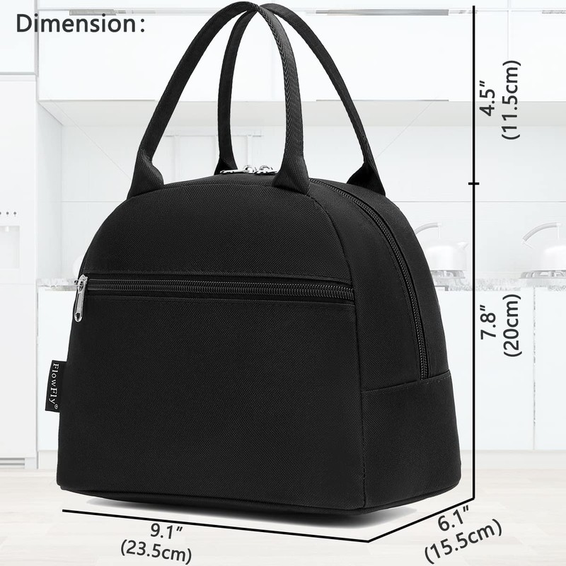 FlowFly Lunch Bag Tote Bag Lunch Organizer Lunch Holder Insulated