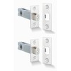 2 Pack Tubular Deadbolt for Bathroom, 64mm Case 44mm Backset,