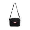 Nylon crossbody, Black, Free size