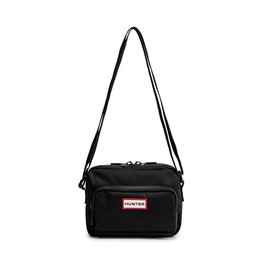 Nylon crossbody, Black, Free size