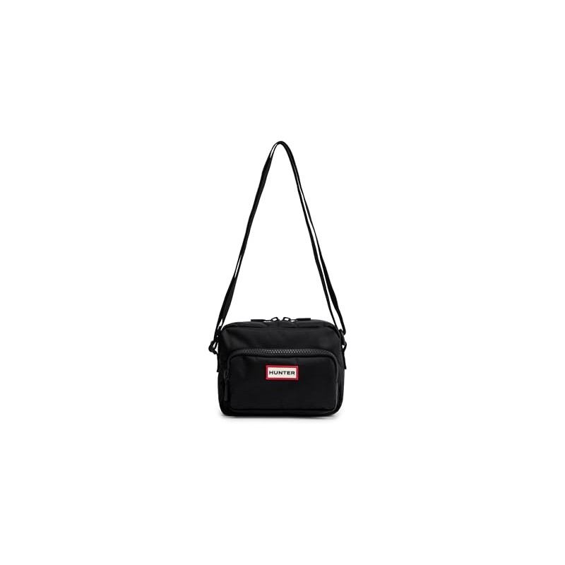 Nylon crossbody, Black, Free size