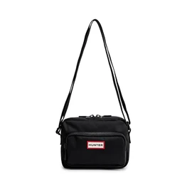 Nylon crossbody, Black, Free size