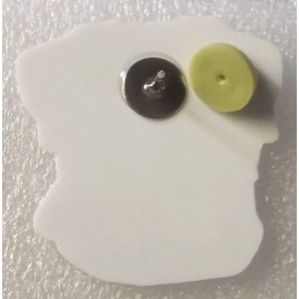 Rottweiler Dog Gorgeous Flat Acrylic Pin Tac Jewelry