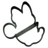 AJT SIDE FACING MINNIE MOUSE FACE OUTLINE CARTOON COOKIE CUTTER