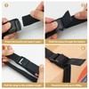 Pack of 6 Short Tie Down Straps, 100 cm, Adjustable