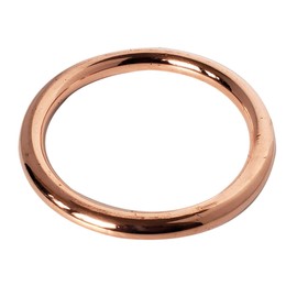 American Ayurveda - Pulsera de cobre puro de 10 mm de grosor, diámetro interior de 7,6 cm para hombres y mujeres, artritis, dolor en las articulaciones, túnel carpiano, sin imanes, sikh sardar, punjabi, kada