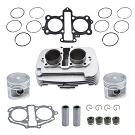 Silscvtt Engine Cylinder with Piston Gasket Replacement for Honda Rebel 250 Cmx250 1996-2015