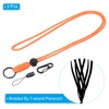 PATIKIL Paracord Lanyard 52cm, 3 Pack Necklace Keychain Cord Metal