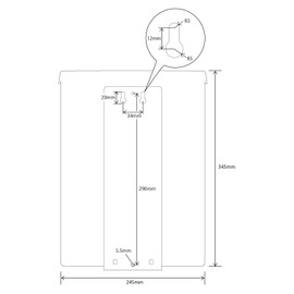 Infopost SNAP SHUT Outdoor Flyer Case, A4 Size, Transparent #31070