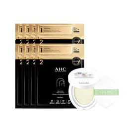 AHC Masters Sun Patch 2-Step (Sunscreen 1.5ml) x 8 units + Cellabo Sun Cushion Season 2 23g / AHC 마스터즈 선패치 2스텝 (선크림 1.5ml) x 8회분 + 셀라보 선쿠션 시즌2 23g
