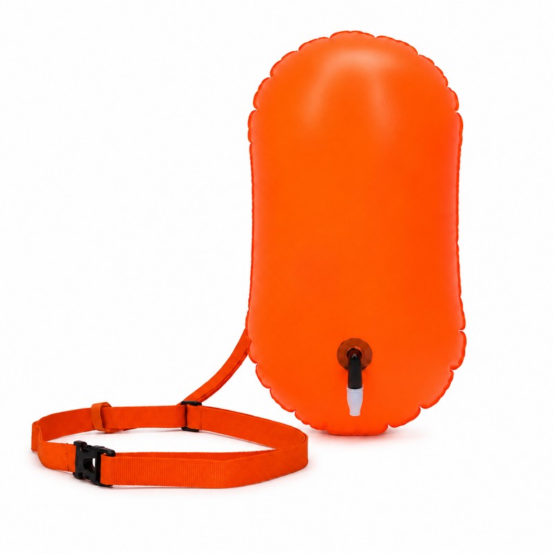 Inflatable Swim Tow Buoy for Open Water – Lightweight PVC