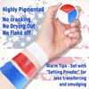 Theatrical Face Paint - Red, White and Blue