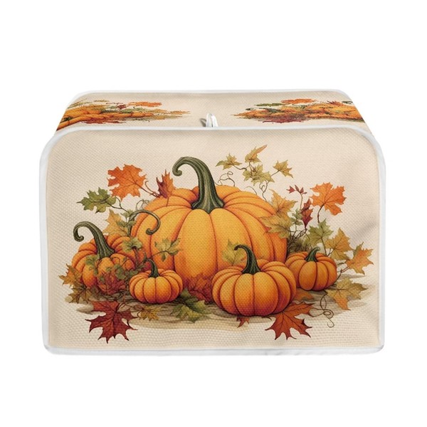 Eheartsgir Maple Leaf Pumpkins Toaster Dust Cover Protector Compatible with