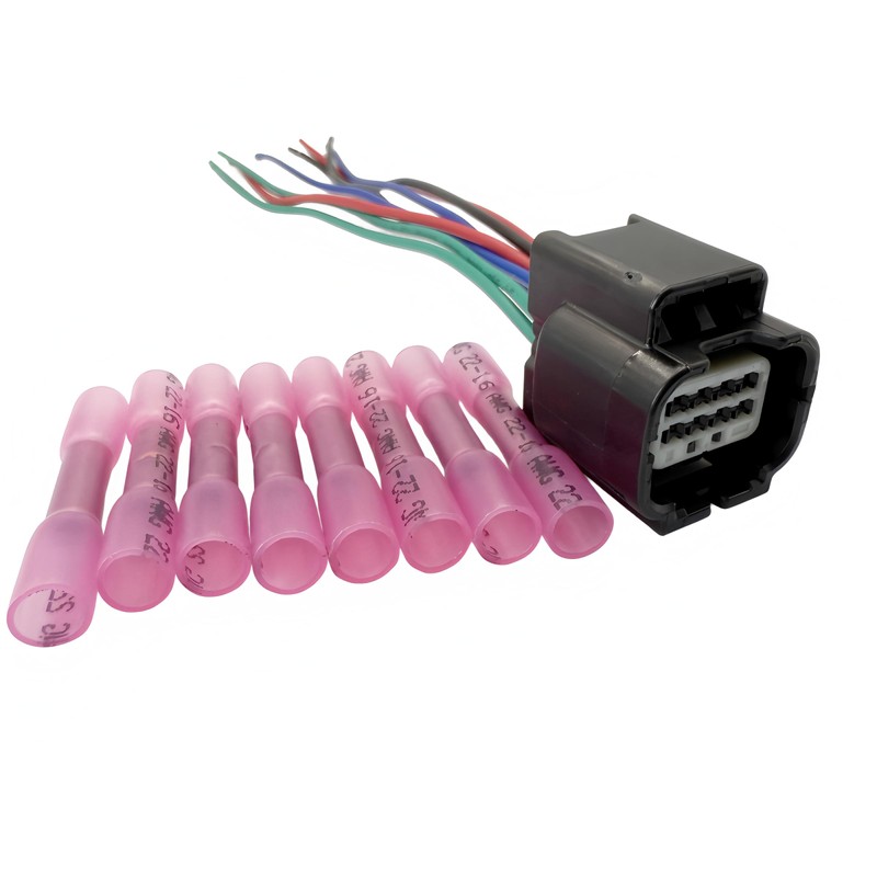 Headlight Connector Pigtail 8-Pin, OE 7283-2148 (Female) / 7282-2148 (Mate),