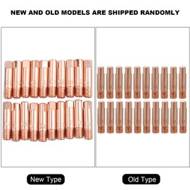 20Pcs Copper Tip 0.8/1.0mm for 15AK MIG Welding Torch Consumables (0.8)