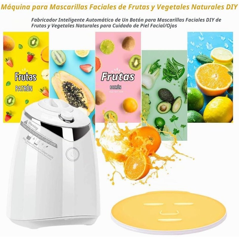 Máquina para hacer mascarillas faciales naturales en casa con colágeno