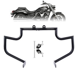 Kinglemc Crash Bar Engine Guard Highway Freeway Bar for Yamaha V-Star Vstar XVS 950 XVS950 Tourer 2009-2017 (Black-Ordinary Style)