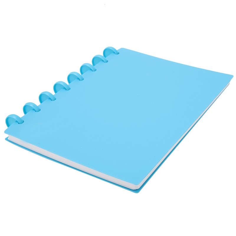 A5 Mushroom Hole Binder Refillable Writing Paper Notebook School Supplies(Light