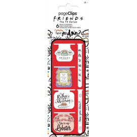Friends - Clips magnéticos para página, 6 unidades, papelería