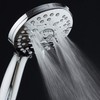 AquaSpa High Pressure 6-setting Luxury Handheld Shower Head – Extra