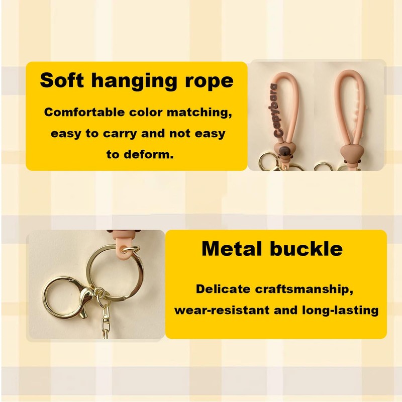 Gxlaihly Pack of 2 Capybara Keyrings, Funny Cartoon Capybara Keyring,