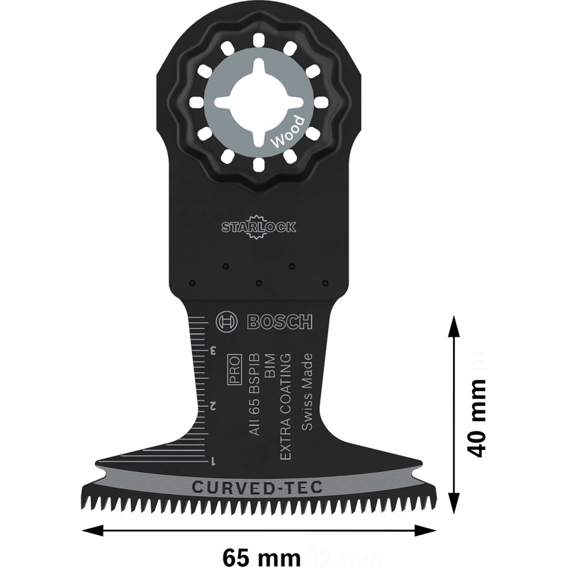 Bosch 1x PRO Multi Material AII 65 BSPIB Multitool Blade