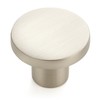Ravinte 5 Pack Brushed Nickel Round Cabinet Knobs Solid Dresser
