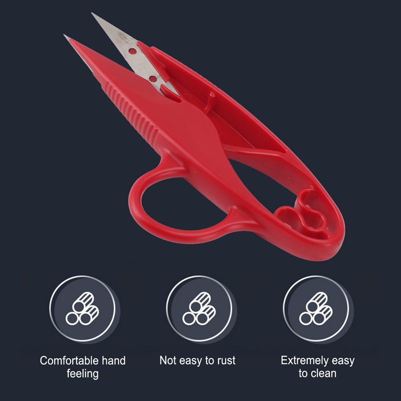 12Pcs Yarn Thread Snips Multifunction Stainless Steel Blade Quick Clip