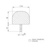 Closing plate, leaf spring