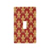 YETTASBIN Christmas Gingerbread Man Toggle Light Switch Cover Unbreakable Wall
