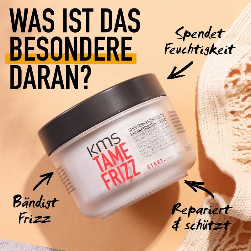 KMS Tamefrizz Smoothing Reconstructor for Strongly Textured Hair, 200 ml