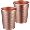 DEMMEX (Set of 2) 1mm Thickest Pure Copper Cups, Solid