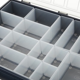Raaco 136228raaco Compartment box Assorter PSC 55 4x8-17, Polypropylene,337x258x57 mm,Blue/Transparent