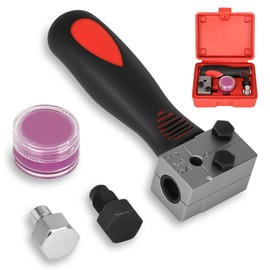 Rzspher Brake Line Flaring Device, 3/16 Inch Pipe Extension Tool, Hand Flaring Tool 4.75 mm for Air Conditioning, Vehicle Lines, Efficient Design, Square Pipes (Red)