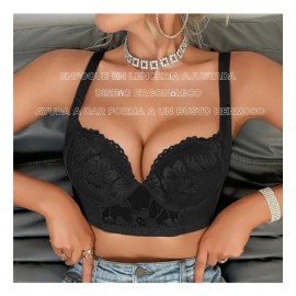 Paquete 3 Brasier Push Up Con Ensanchar La Correa Del Hombro                                                                                          