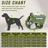 MOOGROU Tactical Dog Harness for Large Dogs,No Pull Military Dog
