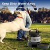 Botella de agua para perros de 54 onzas, dispensador de