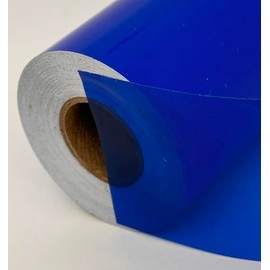 Paper Street Plastics Colored Transparent Tape with Sticky Adhesive (Royal Blue, 2 inch x 25 feet)