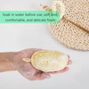 Primitive Ecology Natural Bilayer Loofah Exfoliating Sponge Biodegradable Loofa Body
