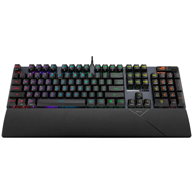 ASUS ROG Strix Scope II Gaming Keyboard, pre-lubed ROG RX