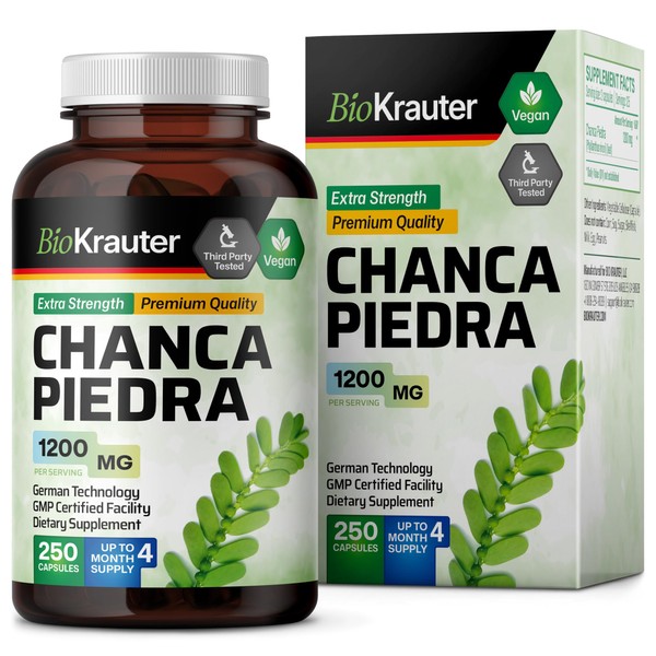 MAUWE HERBS Chanca Piedra Capsules - Stone Breaker for Kidney Stones & Gallbladder Cleanse - Stone Dissolver Supplement