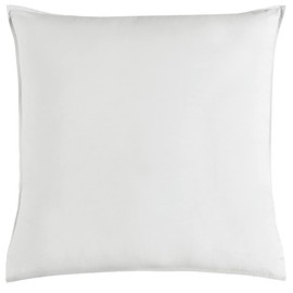 Gioia Casa Vintage Washed 100% Cotton European Pillowcase - Ultra Soft, Comfy, Hypoallergenic, Breathable Bed Pillowcase - Luxurious European Pillow Cover - White - 1 Pc
