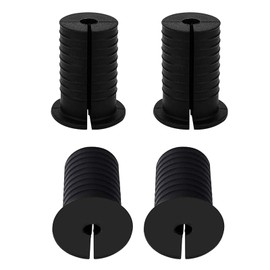 Nihfien Starlink Cable Routing Kitfor 3/4 Inch Wall Hole, 4 Pcs Starlink Silicone Wall Bushing Grommets, Wall Sleeves Pass Through Ethernet Cables Mount for Wire Organizer Accessories (Black)
