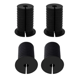 Nihfien Starlink Cable Routing Kitfor 3/4 Inch Wall Hole, 4 Pcs Starlink Silicone Wall Bushing Grommets, Wall Sleeves Pass Through Ethernet Cables Mount for Wire Organizer Accessories (Black)