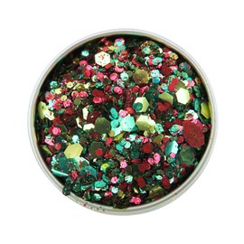 Biodegradable Eco Glitter – Reggae River (6g) | Vegan Cosmetic Grade Chunky Glitter for Face, Body, Hair, Nails & Festivals