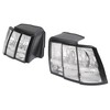 HECASA Pair Tail Lights Compatible with 1999-2004 Ford Mustang Rear