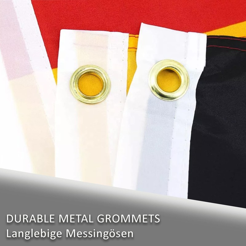 Germany Flag 90 x 150 cm with 2 Metal Eyelets